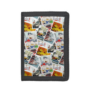 Let the Adventure Begin Pattern Tri-fold Wallet