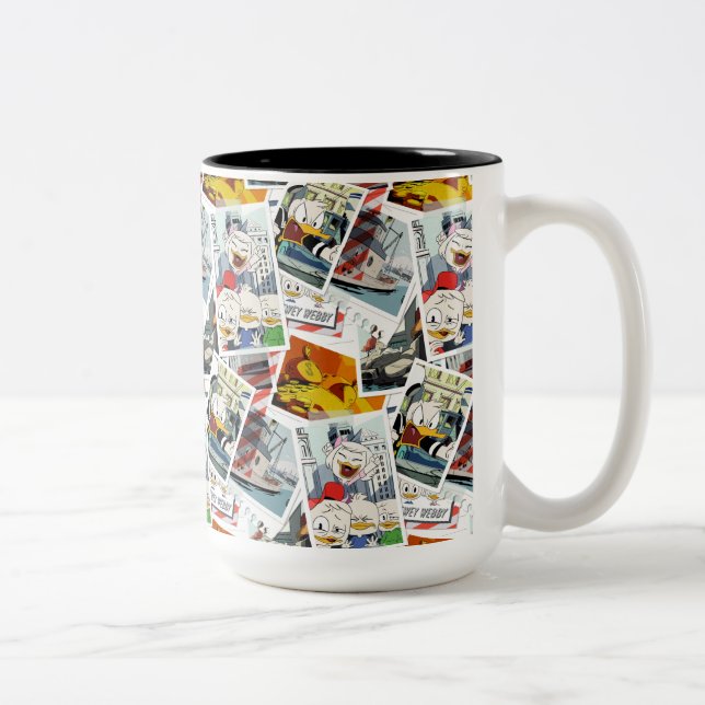 Let the Adventure Begin Pattern Two-Tone Coffee Mug (Right)