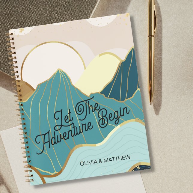  Let The Adventure Begin Personalized Travel Notebook (Creator Uploaded)