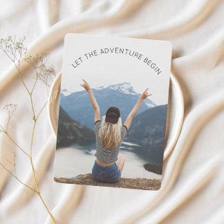 Let the Adventure Begin Photo Farewell Party Invitation