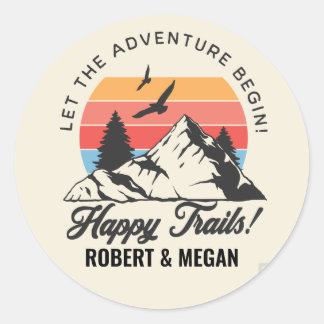 Let the Adventure Begin sticker Happy Trails