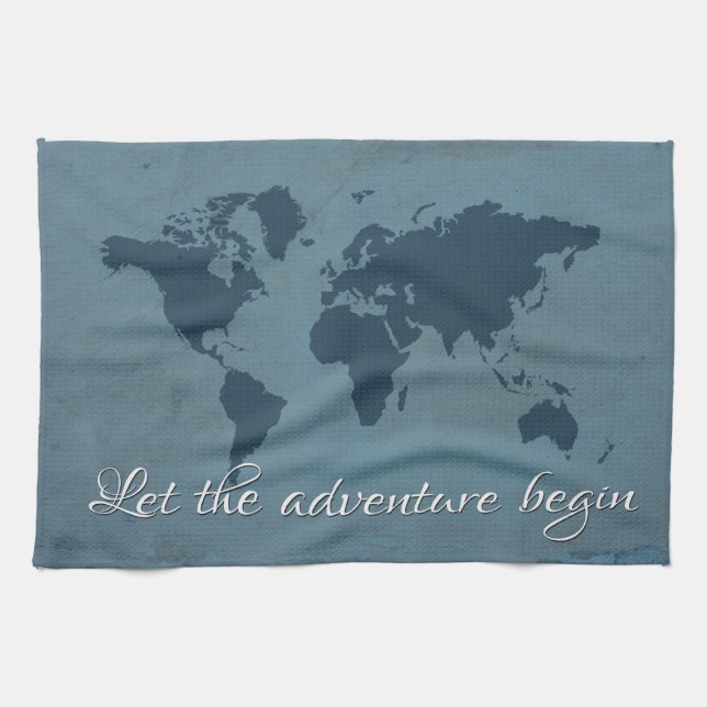 Let the adventure begin towel (Horizontal)