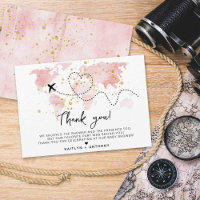 "Let The Adventure Begin!" Travel Map Baby Shower