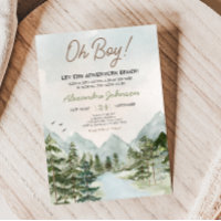 Let the Adventure Begin Woodland Baby Shower