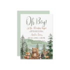 Let the Adventure Begin Woodland Boy Baby Shower