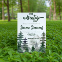 Let the Adventure Begin! Woodland Bridal Shower