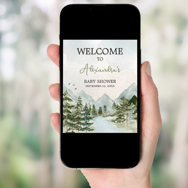 Let the Adventure Begin Woodland Welcome Poster (Front Digital)