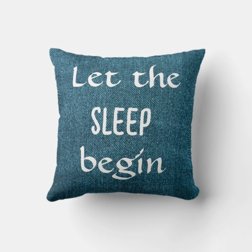 Let The Adventure Sleep Begin _ Double Sided  Throw Pillow