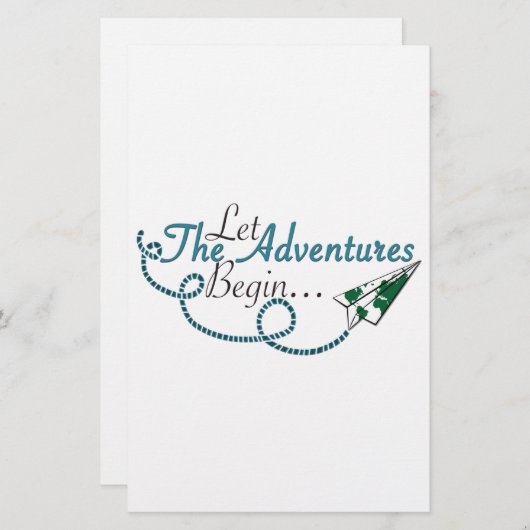 Let the Adventures Begin (Front/Back)