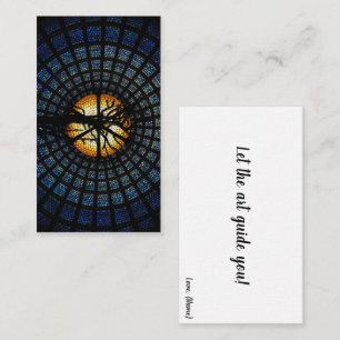 Let the Art Guide You Inspirational Quote Art Note Card