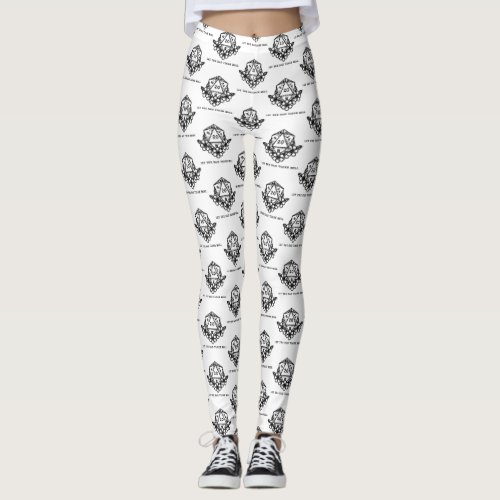 Let The Bad Times Roll Dice Leggings