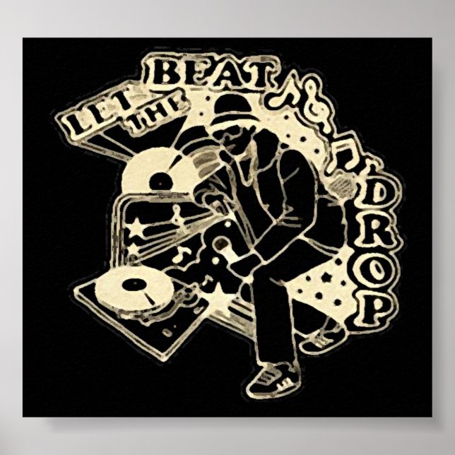 let the beat drop poster (Front)