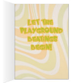 Let the Beatings Begin! Funny Card (Inside (Right))