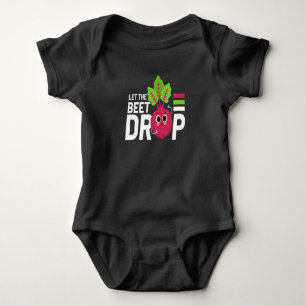 Let The Beet Drop Festival EDM Music DJ Baby Bodysuit