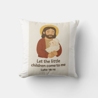 Let the Children Come Throw Pillow
