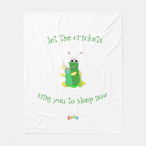 Let the Crickets Sing You to Sleep Blanket