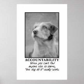 Let the dog take the blame for your farts [XL] Print
