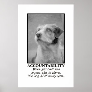 Let the dog take the blame for your farts [XL] Poster