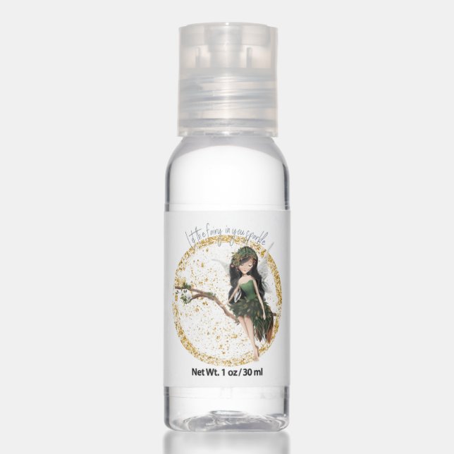 Let the Fairy in you Sparkle | Mystical Dark Hair Hand Sanitizer (Front)