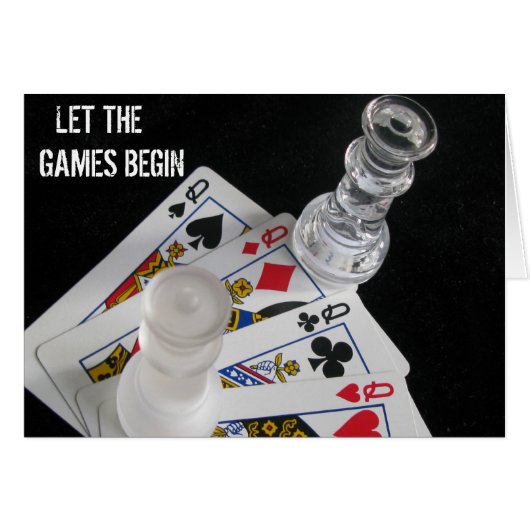 LET THE GAMES BEGIN CARDS (Front Horizontal)