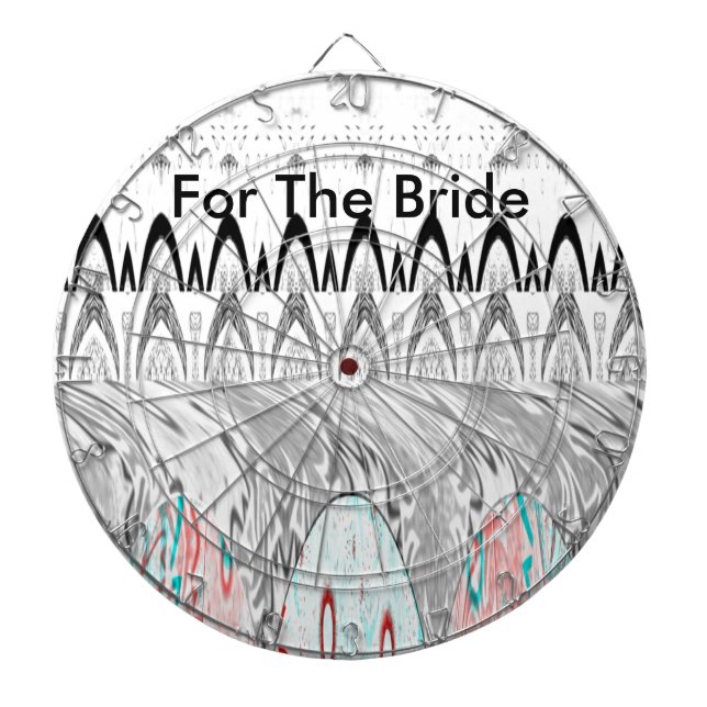 Let the games begin dartboard with darts (Front)