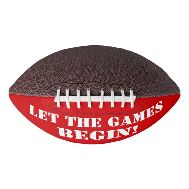 LET THE GAMES BEGIN! FOOTBALL (Front)