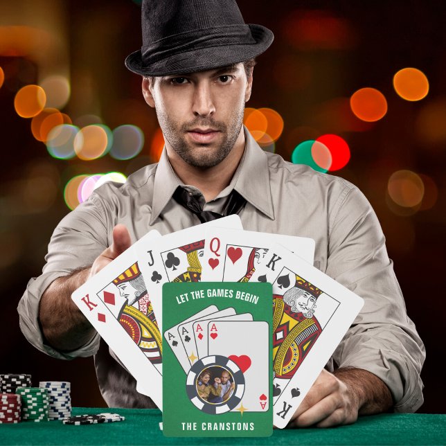 Let The Games Begin Poker Chip Design Cards (Creator Uploaded)