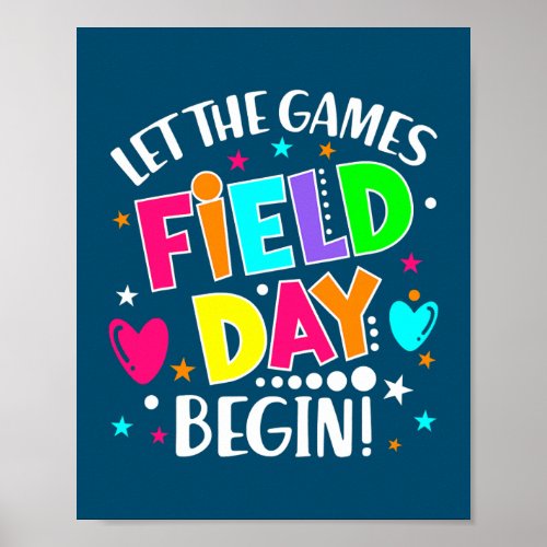 Let The Games Field Day Begin  Poster