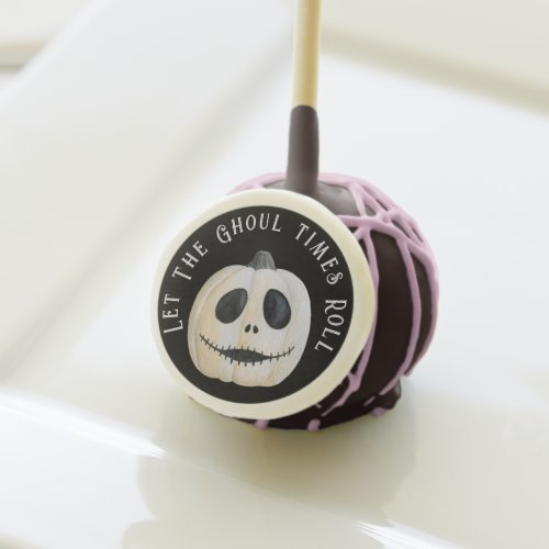 Let The Ghoul Times Roll Scary Gothic Pumpkin Cake Pops