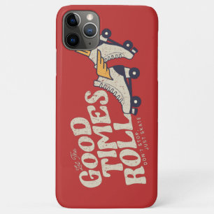 LET THE GOOD TIMES ROLL 80s RETRO ROLLER SKATE iPhone 11 Pro Max Case