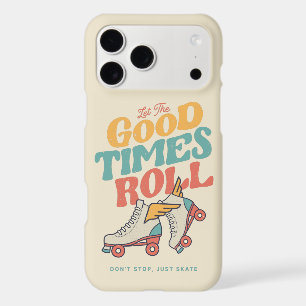 LET THE GOOD TIMES ROLL 80s RETRO ROLLER SKATE iPhone 17 Pro Max Case