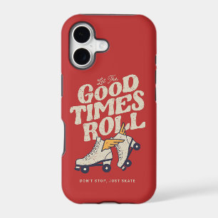 LET THE GOOD TIMES ROLL 80s RETRO ROLLER SKATE iPhone 17 Case