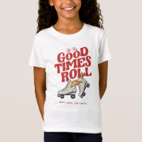 LET THE GOOD TIMES ROLL 80s RETRO ROLLER SKATE
