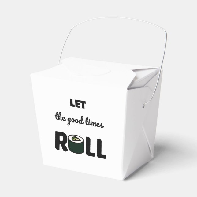 Let the good times roll           favor boxes (Front Side)