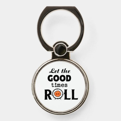 Let the good times ROLL Kawaii Sushi Phone Ring Stand