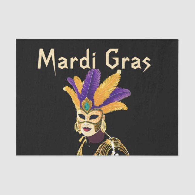 "Let the Good Times Roll: Mardi Gras Celebration" Tissue Paper (Front)