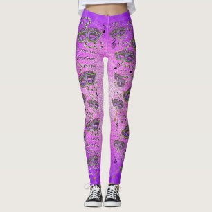 Let The Good Times Roll - Mardi Gras Leggings