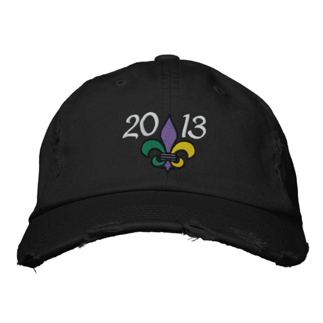 Let the Good Times Roll New Orleans Embroidered Baseball Hat (Front)