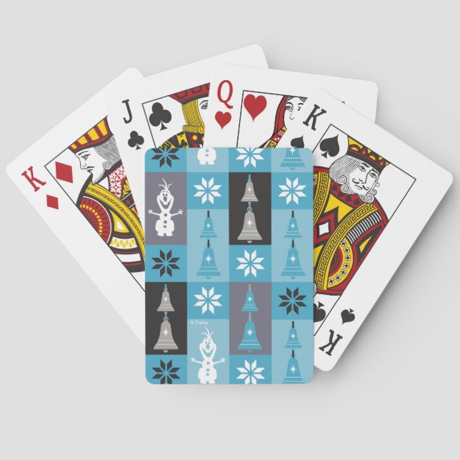 Let the Holiday's Begin Pattern Playing Cards (Back)