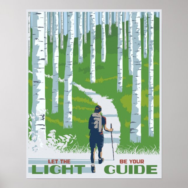 Let the light be your guide poster (Front)