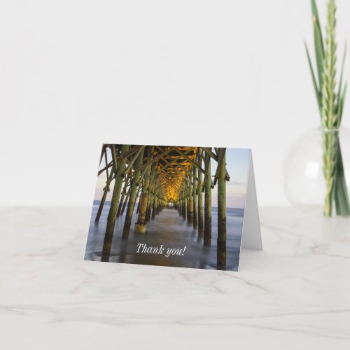 Let The Light Shine Through Thank You Card