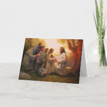 Let The Little Children Come to Me Greeting Card