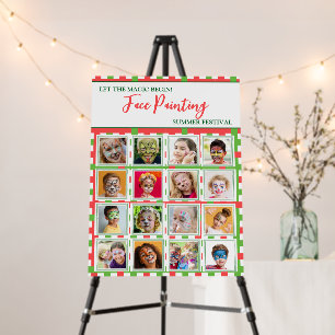 Let the Magic Begin! Custom Face Painting Summer Foam Board