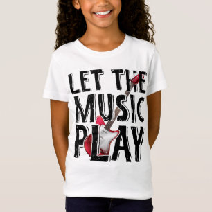 Let The Music Play Electric Guitar T-Shirt