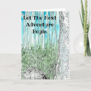 Let The Next Adventure Begin Quality Artwork Card