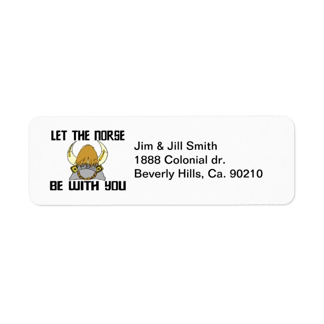 Let The Norse Be With You Label (Front)