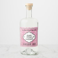 Let The Party Be-GIN - DRINK ME PINK Wedding Favor