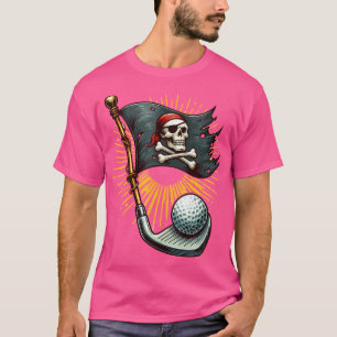 Let The Pirate Shenanigans Begin Golf Pirate Hallo T-Shirt