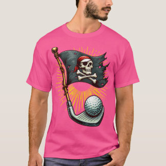 Let The Pirate Shenanigans Begin Golf Pirate Hallo T-Shirt