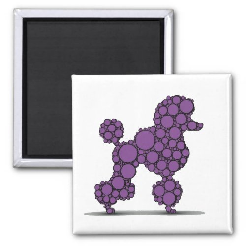 Let the Posh Purple Pooch magnet hold your notes 